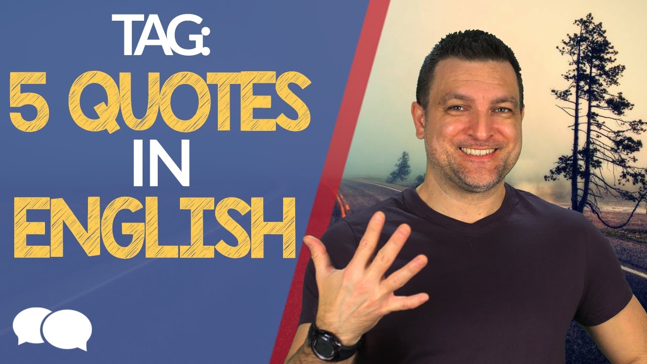 5 frases motivacionais em inglês – TAG 5 quotes in english